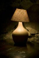 lamp dark background photo