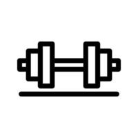 Dumbbell Icon Vector Symbol Design Illustration
