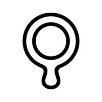 Mirror Icon Vector Symbol Design Illustration