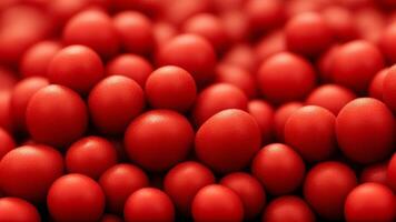 red blood cells in vein with depth of field. photo