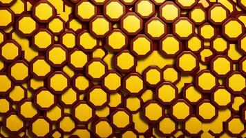 abstract background with hexagons. abstract metal background. AI Generated photo