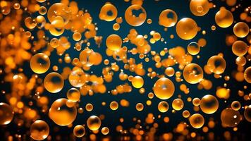 Abstract bubbles futuristic background. photo