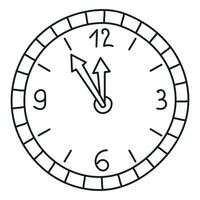 reloj vector ilustración en blanco antecedentes