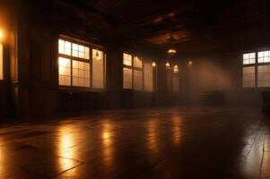 Interior of empty room background. photo