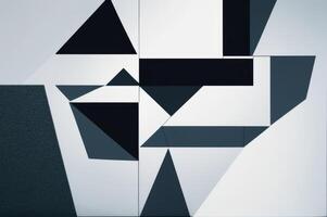Abstract minimal geometry concept. Studio podium platform theme. photo