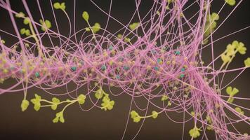 A Visual Exploration Unveiling the Intricacies of Biotech Cell Interconnected Lines The Beauty. photo