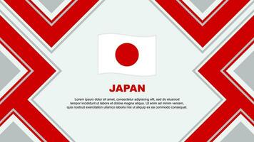 Japan Flag Abstract Background Design Template. Japan Independence Day Banner Wallpaper Vector Illustration. Japan Vector