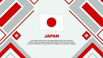 Japan Flag Abstract Background Design Template. Japan Independence Day Banner Wallpaper Vector Illustration. Japan Flag