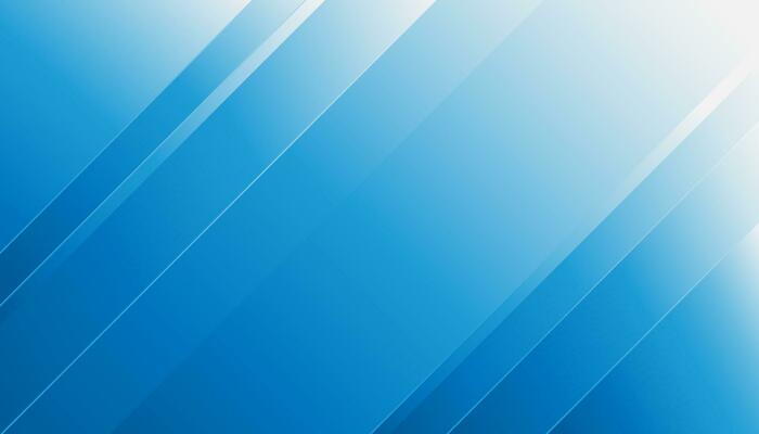 Abstract gradient blue and white background with diagonal lines