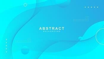 Light blue gradient geometric shapes background vector