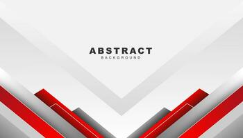 Abstract template red and gray curve on white background. Technology concept vector