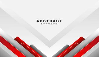 Abstract template red and gray curve on white background. Technology concept vector