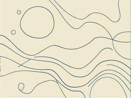 a drawing abstract line art vector
