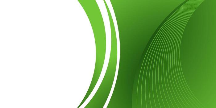 abstract green curve background for business vector