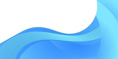 abstract blue light wave elegant background vector