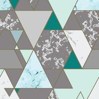 Grey and sky blue floral textile design vector