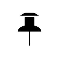 push pin icon design vector