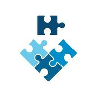 puzzle icon design vector template