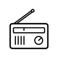 radio icono diseño vector tempate