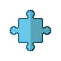 puzzle icon design vector template