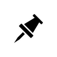 push pin icon design vector