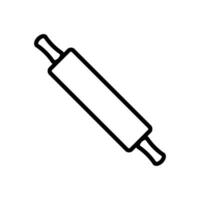 rolling pin icon design vector
