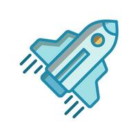 rocket icon design vector