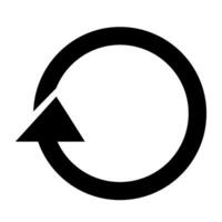 rotate arrow icon design vector