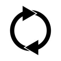 rotate arrow icon design vector