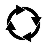 rotate arrow icon design vector