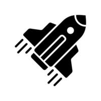 rocket icon design vector