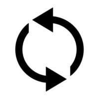 rotate arrow icon design vector