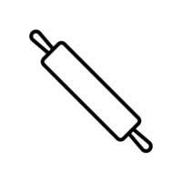 rolling pin icon design vector