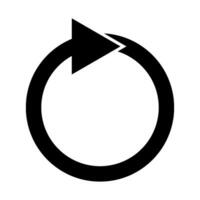 rotate arrow icon design vector