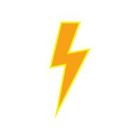 lightning icon design vector template