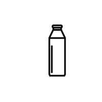 Leche botella icono diseño vector