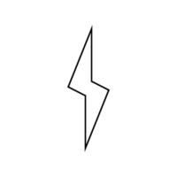 lightning icon design vector template