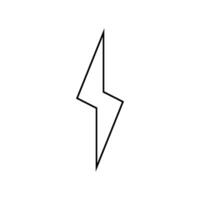 lightning icon design vector template