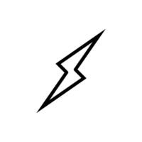 lightning icon design vector template