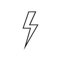 lightning icon design vector template