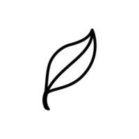 leaf icon vector illustration design