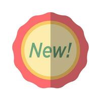 new badge icon design vector