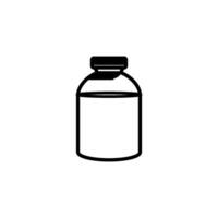 milk bottle icon design vector