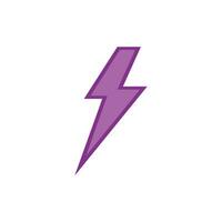 lightning icon design vector template