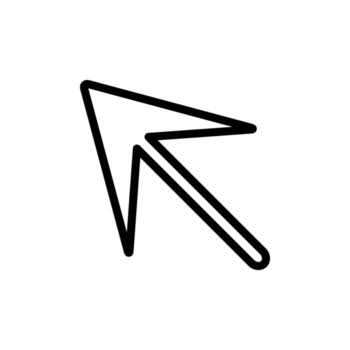 pointer arrow icon design vector