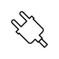 plug icon design vector