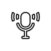 podcast icon design vector template