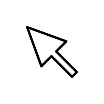 pointer arrow icon design vector