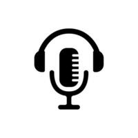 podcast icon design vector template