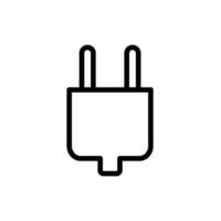 plug icon design vector